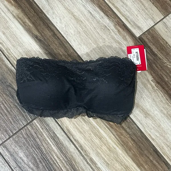Spanx gray lace bralette small NWT - Image 6