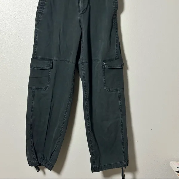 Old Navy Women‎ Gray/Black Baggy Cargo Pants size XS - Image 3