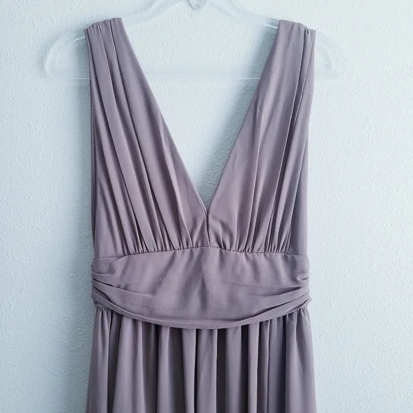 Lulus Heavenly Hue V-Neckline Maxi Dress - Image 4