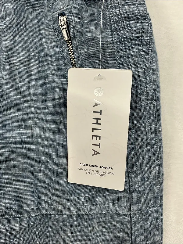Athleta line joggers Light Blue Drawstring Jogger Pants 1165 - Image 3