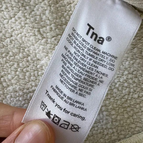 Aritzia Tna Cozy Fleece Boyfriend Hoodie - Image 5