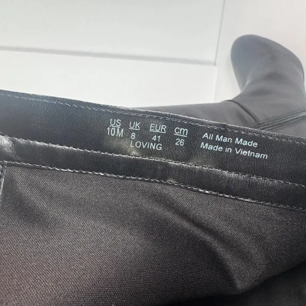 Naturalizer Loving Women's Sz 10M Black Knee High Riding Boots - Image 10