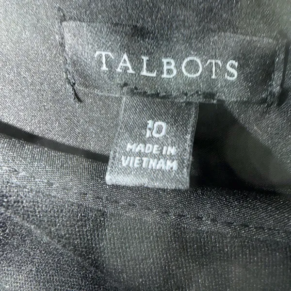 Talbots Classic Black Mini Dress - Image 3