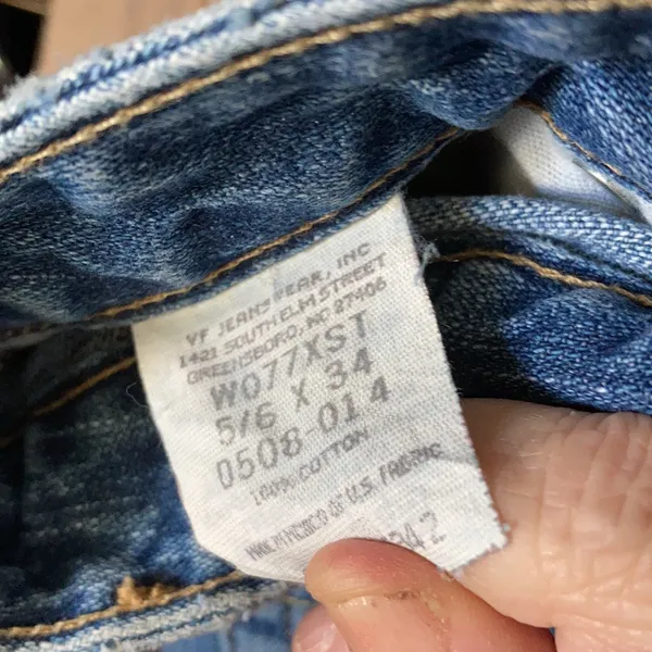 FINAL MARKDOWN Junior 20x wrangler jeans 5/6 x 34 - Image 7