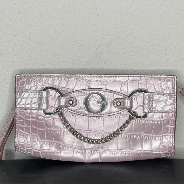 Guess‎ Pink Wristlet Bag - Image 5