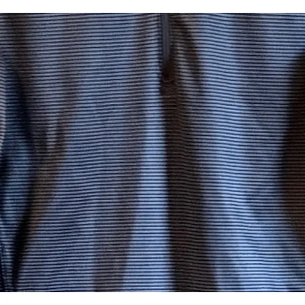 Danskin Now Performance Black Micro-Stripe Athletic Quarter‎ Zip XL Dri More - Image 2