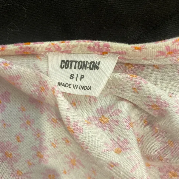 Cotton On Mini Dress Floral Pink - Image 3