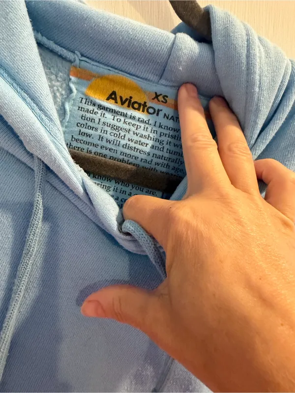 Aviator Nation Smiley Sunset Relaxed Pullover - side XS! - Image 4