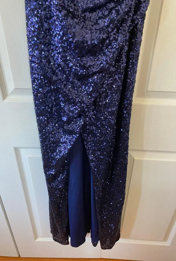 Windsor Blue Sequin Gown - Image 6