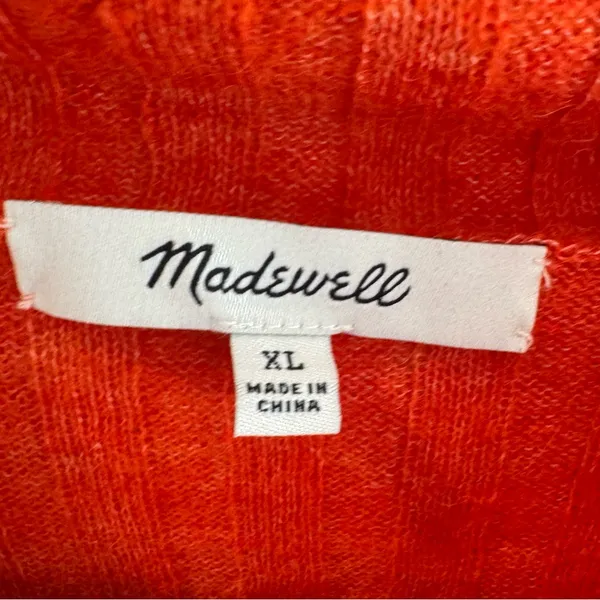 NWOT Madewell Alpaca Blend Mockneck‎ Sweater XL - Image 2