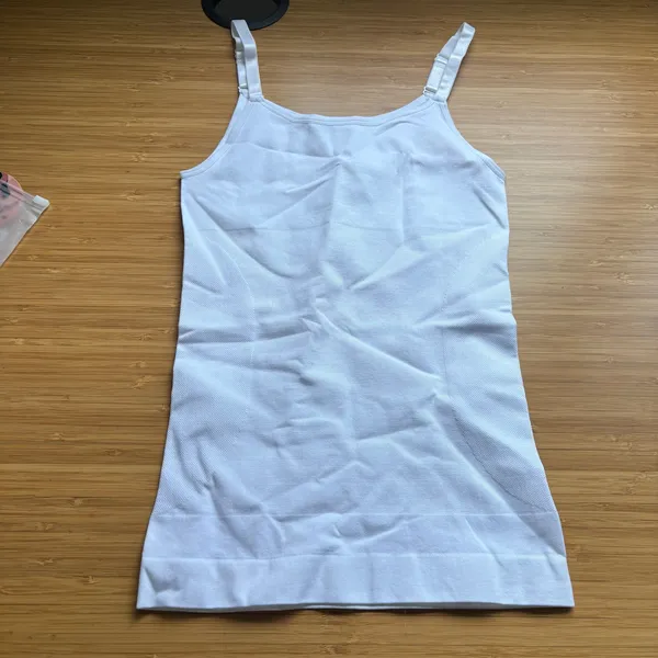 Shapermint Essentials Medium White All Day Every Day Scoop Neck Cami Tank Top - Image 2