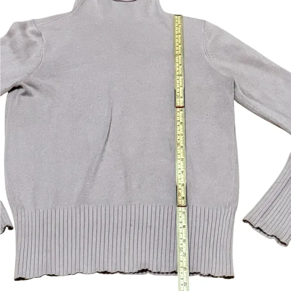 French Connection Dark Blush Pink‎ Soft Knit Cowl Neck Sweater Cozy Comfort sz S - Image 6
