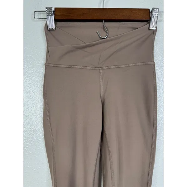 Lululemon Align Asymmetrical-Waist Mini Flare Pant Taupe Brown Size 0 LW5GGCS - Image 3