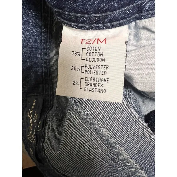 KY Creations Floral Size 30w Blue Jeans Women T2 30" Skinny Stretch‎ - Image 10