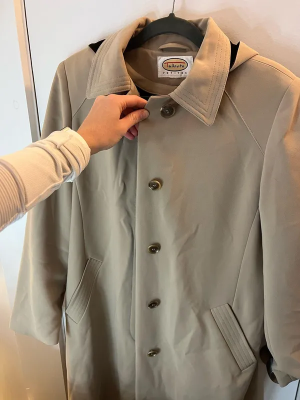 Talbots Hooded Trench Coat - Image 3