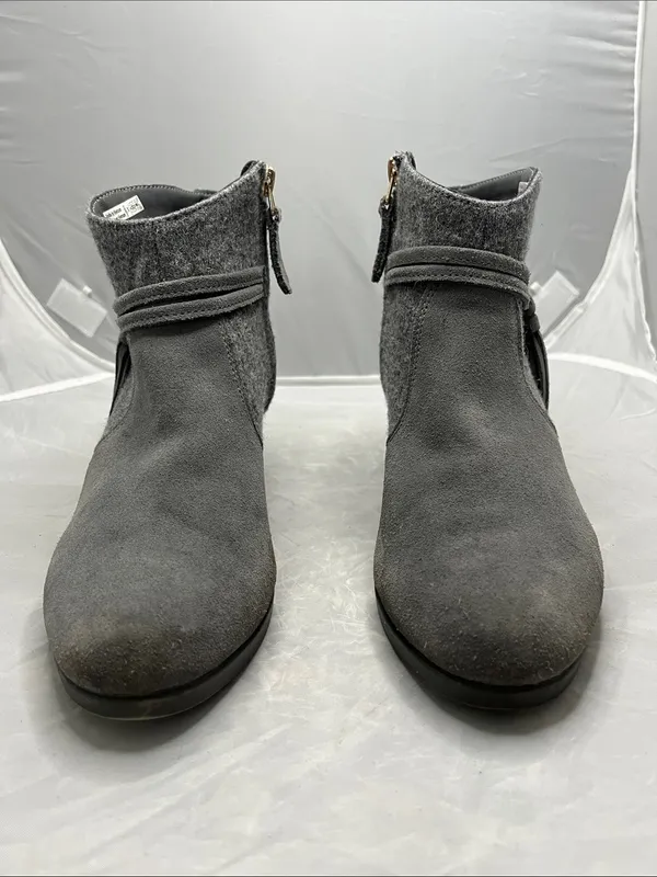 CROCS Women's Leigh Suede Wedge Bootie Ankle - Size 8 - Image 2