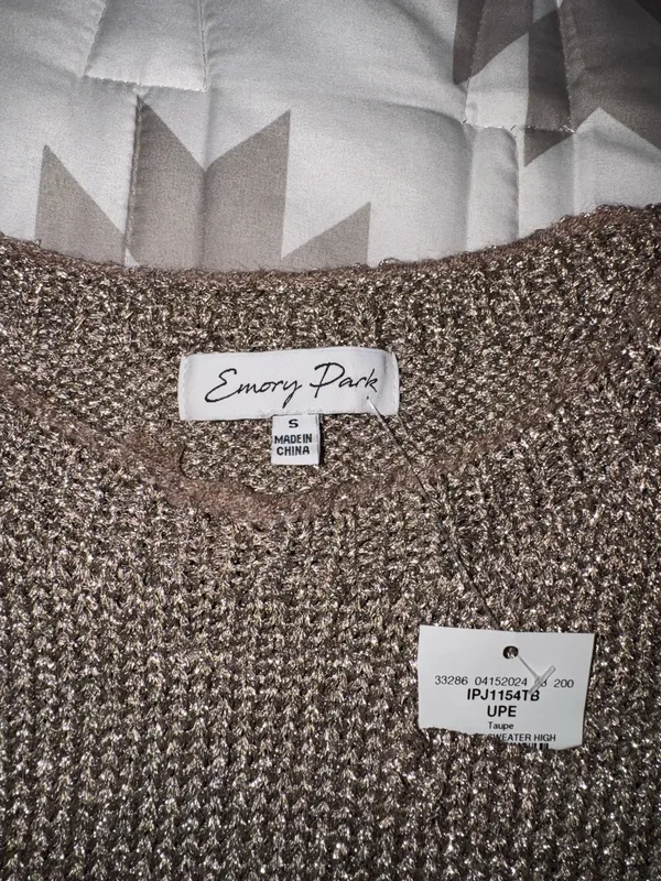 Emory Park Metallic Sweater Vest - Image 2