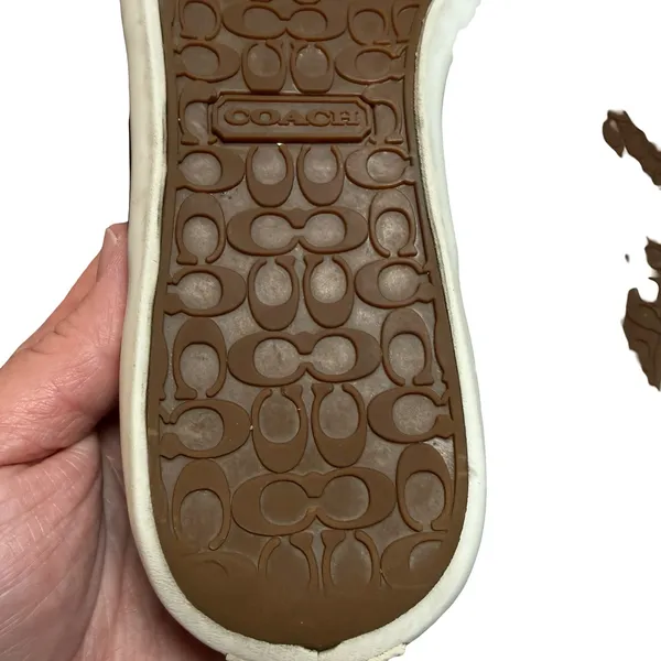 Coach Zebra Print Slip On Canvas Sneakers Women US Size 6.5 B Slip On Narrow‎ - Image 7