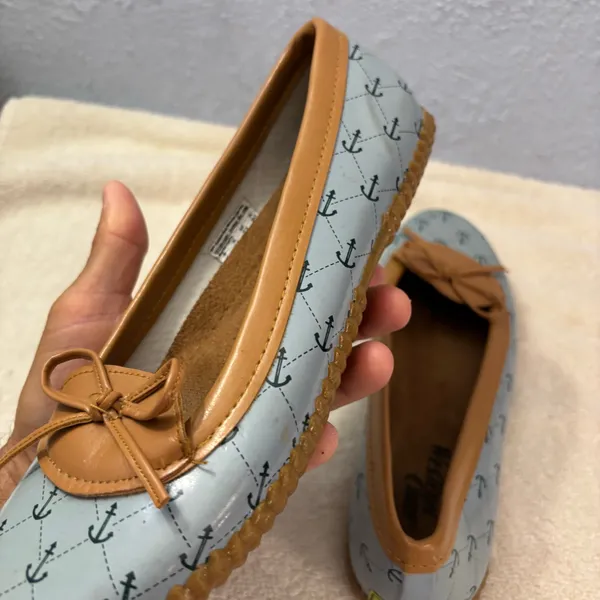 Womens Western Chief Skimmetmr Boat Shoes SZ 7 Anochors Away Flats - Image 10