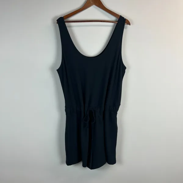 Abercrombie & Fitch Romper Womens‎ XLT Black Elastic Drawstring Waist Shorts A&F - Image 12