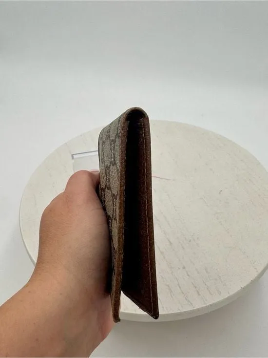 GUCCI Plus Vintage GG Supreme Bifold Wallet Circa 1970s-1980s - Image 5