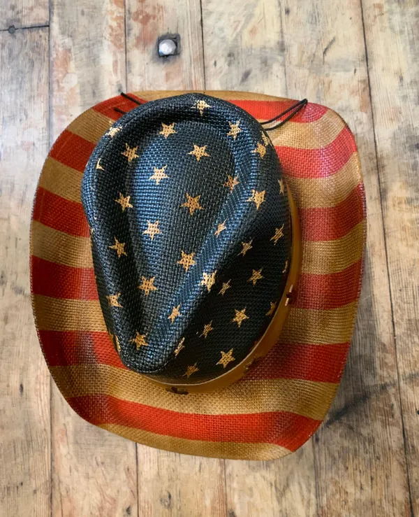 USA American Flag Cowboy Hat - Image 3