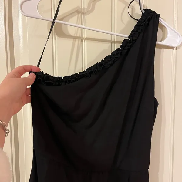 Black, one shoulder dress Size M - Image 2