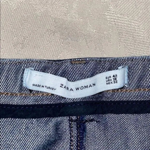 Zara‎ womens denim pencil skirt size 10 - Image 4