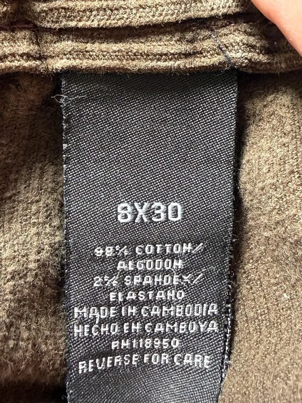 VTG Y2K Gorpcore 90’s/2000’s Polo Jeans Co. Ralph Lauren Brown Corduroy Pants - Image 7