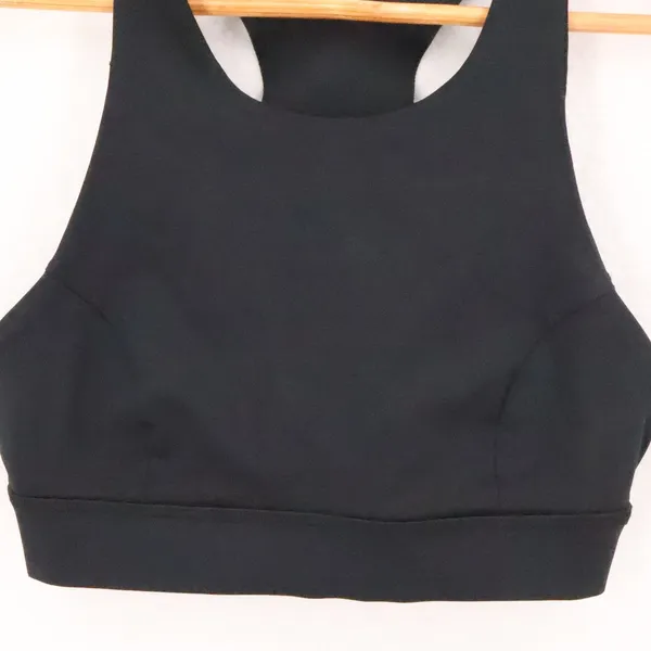 Lululemon‎ Invigorate High Neck Sports Bra Womens Size 6 Black Yoga Activewear - Image 7
