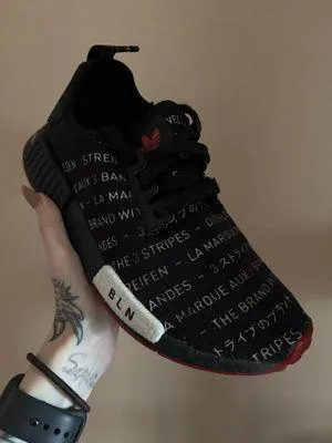 Adidas NMD_R1 'Black White Yellow' - Image 2