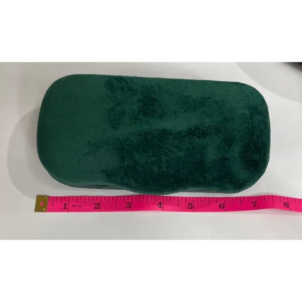 New Gucci Teal Green Velvet Large Case Eyeglasses Sunglasses Case - Image 7