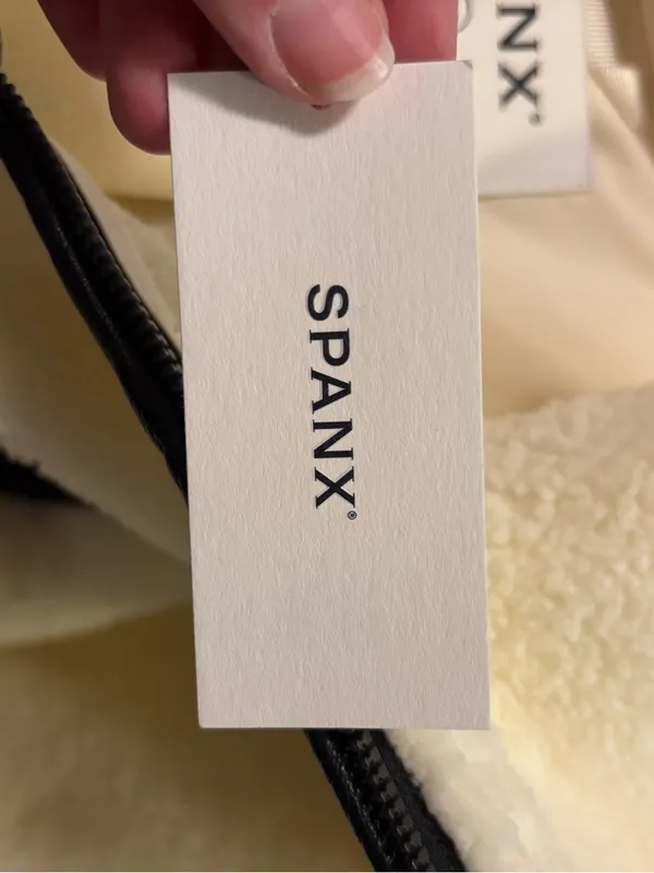 NWT SPANX Fleece Full Zip jacket sz S - Image 5