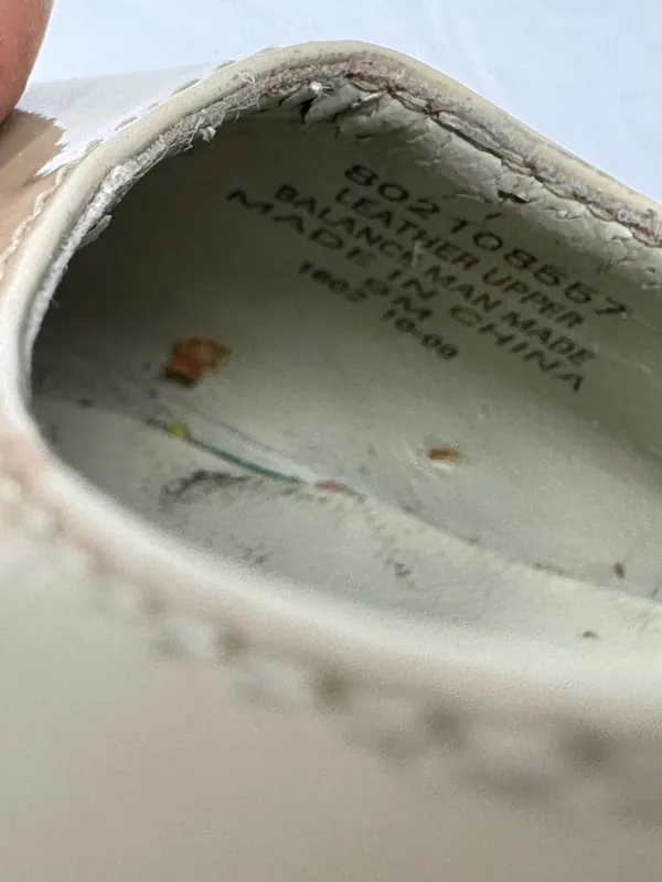 LAUREN RALPH LAUREN grey/taupe wedge Mary jane shoes, size 9 - Image 15