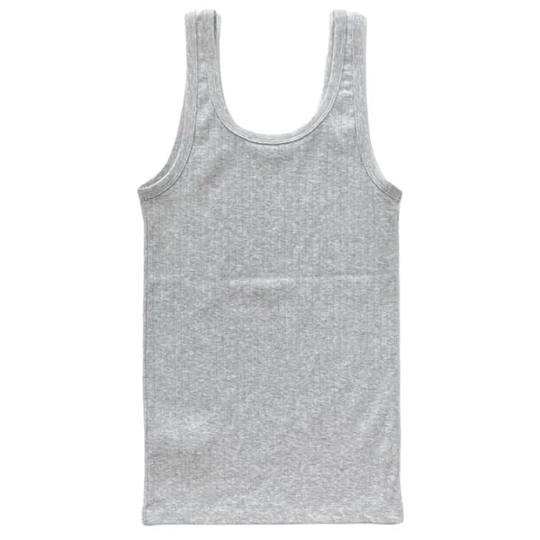 New Aerie Wide Rib Tank Top Medium Heather Gray Size XS - Image 7