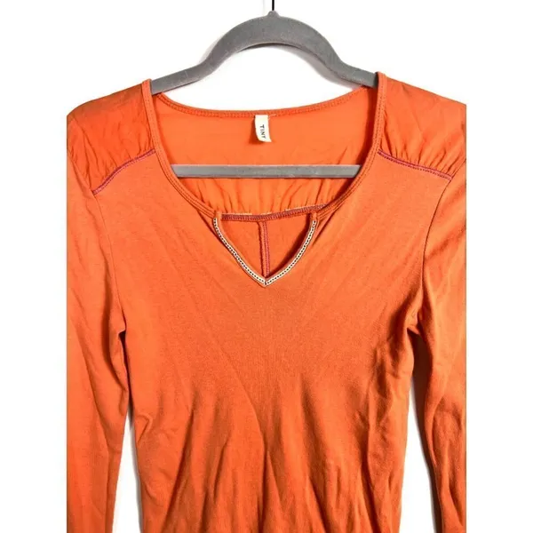 Anthropologie‎ tiny orange top - Image 5