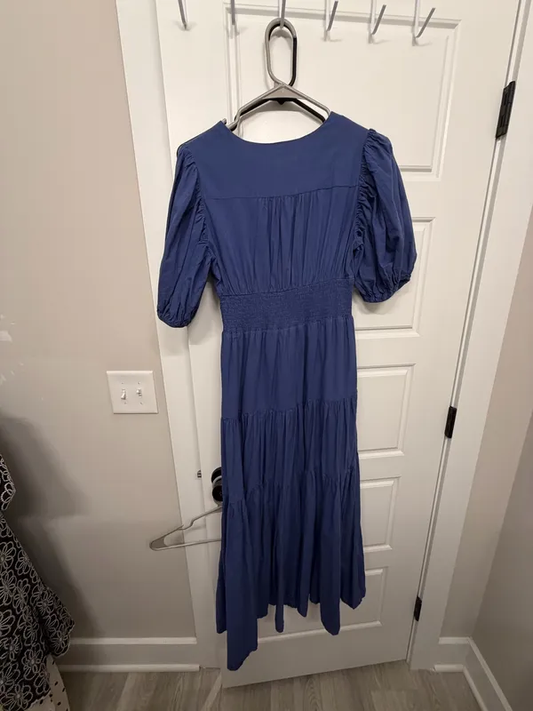 Blue tiered maxi dress Size M - Image 2
