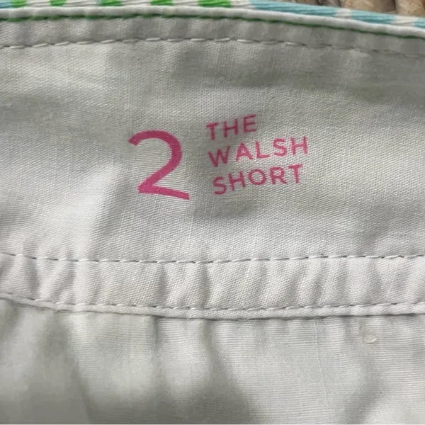 Lilly Pulitzer Get Crackin Crab‎ Print Walsh Shorts Women Size 2 Green Blue. - Image 4