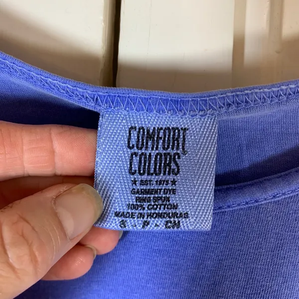 St Lawrence University Outing Club Tank Top Blue Small Peakin 2017‎ Collegiate - Image 3