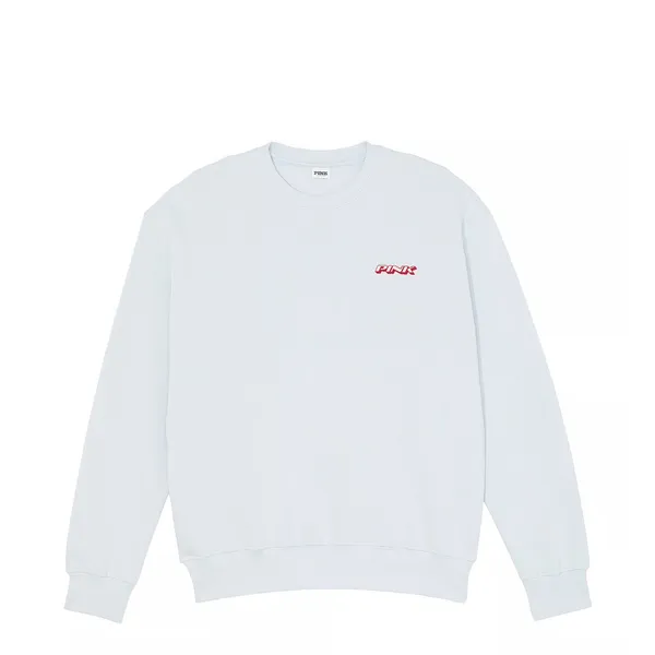PINK New IVY FLEECE CLASSIC CREW‎ SWEATSHIRT - Image 3