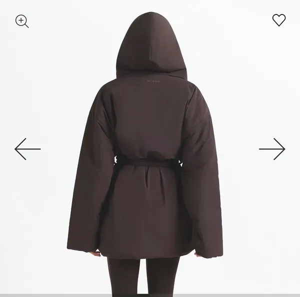 Nike SKIMS Woven Nylon Wrap Coat Phoenix - Image 3