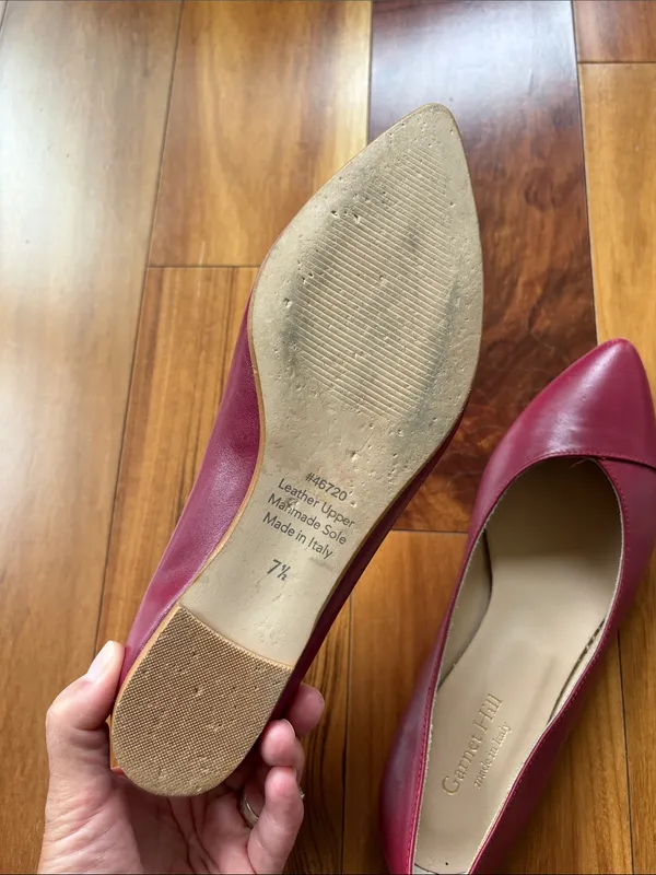 Garnet Hill Italian leather flats - Image 4