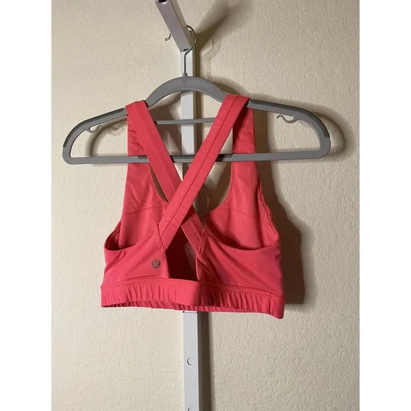 💕 Lululemon Pink‎ Crisscross Back Athletic Bra Top - Size 6 💕 - Image 2