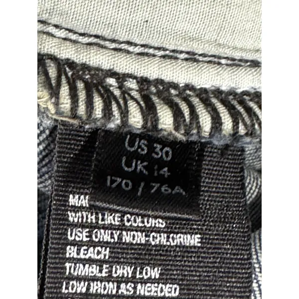 Free People We The Free Skinny Jeans 30x25.5 Moto indie Boho Ankle Zip Rock Edgy - Image 11