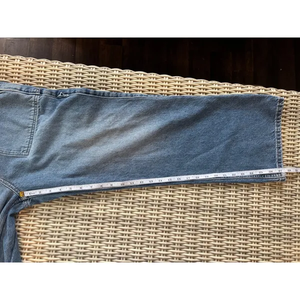 We‎ The Free Free People Major League Wide Leg Jeans Size 29 Boho slouchy baggy - Image 10