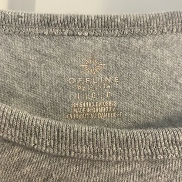 Aerie Grey T-shirt - Image 2
