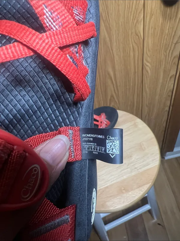 Chaco Red Strappy Trail Sandals - Image 6