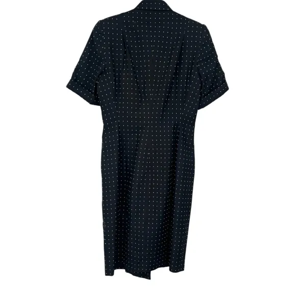 Tahari Vintage 80's L Blazer dress Short Retro Polka Dot Coquette Vintage Secretary - Image 4