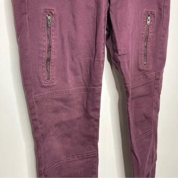 Banana republic factory maroon skinny pants size 6‎ - Image 2