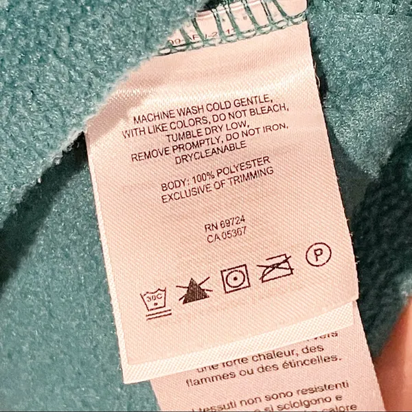 Columbia Womens Medium Green Fleece Full Zip Up‎ Jacket - Image 4